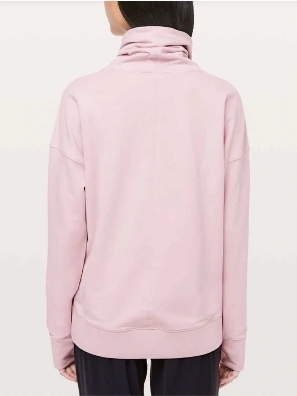 lululemon athletica Go Gorward Mauve Cowl Neck Sweatshirt